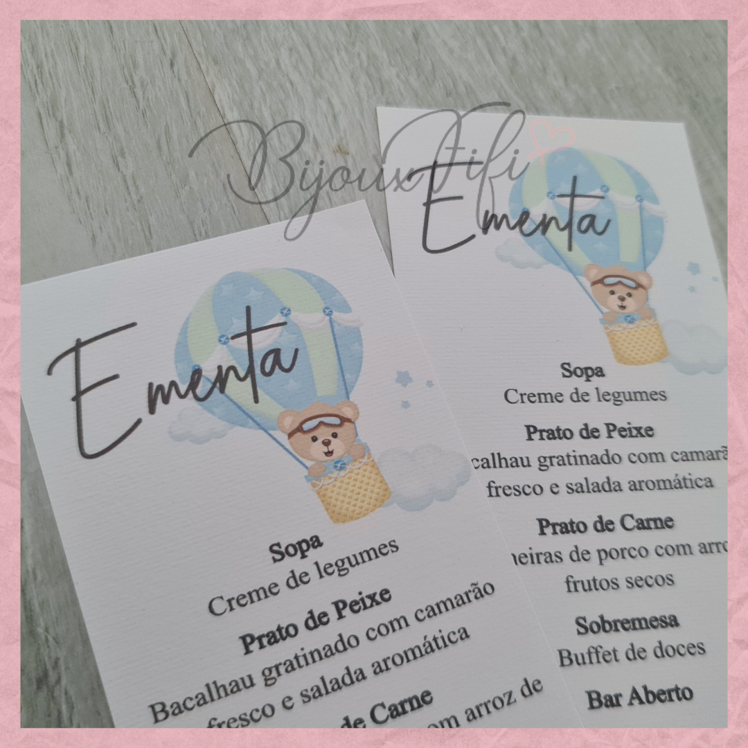 Ementa "Bear Passport"