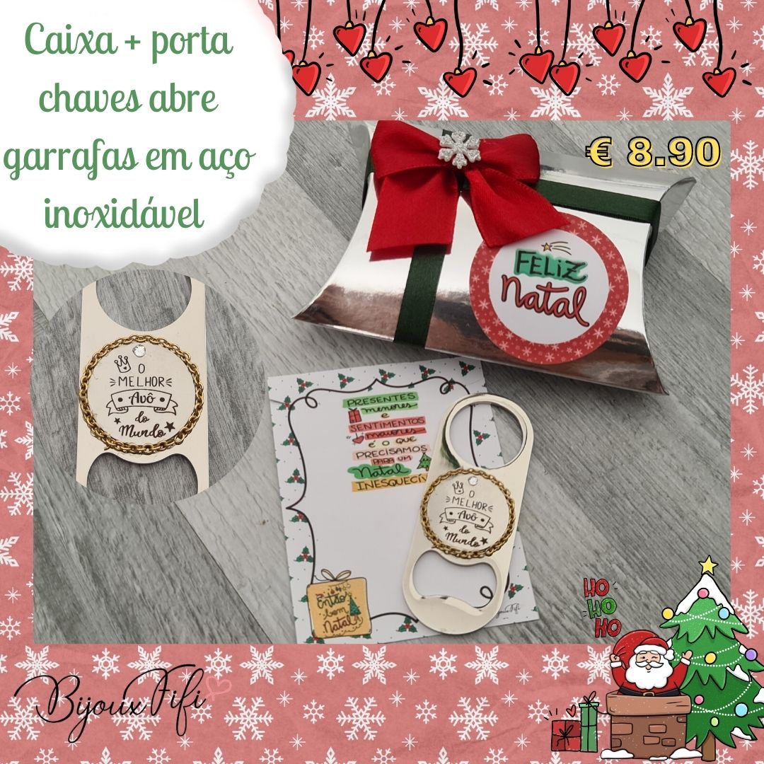 Porta-Chaves "Avô" - Bijoux Fifi