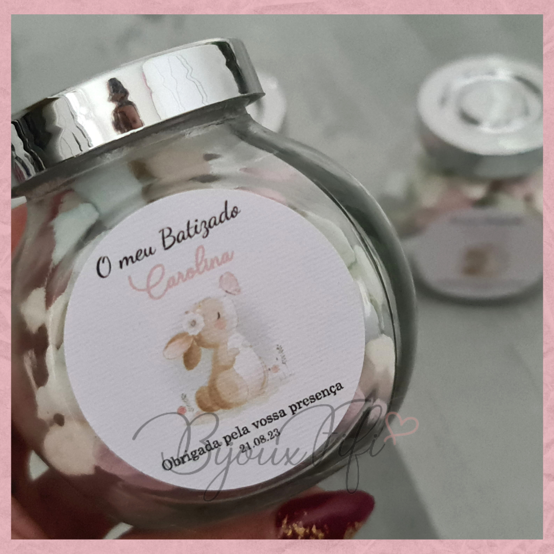 Frasco com Marshmallow "Animal Colletion" (+opções) - Bijoux Fifi