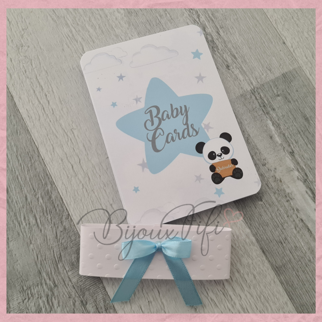 Baby Cards "Panda" - Bijoux Fifi