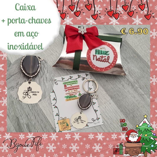 Porta-Chaves "Adoro-te Mãe" - Bijoux Fifi