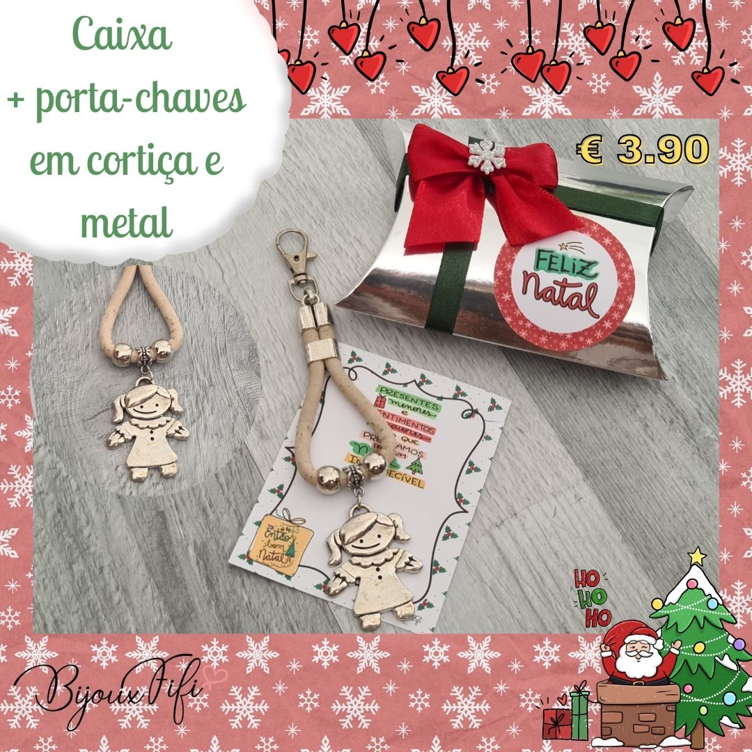 Porta-Chaves "Menina" - Bijoux Fifi