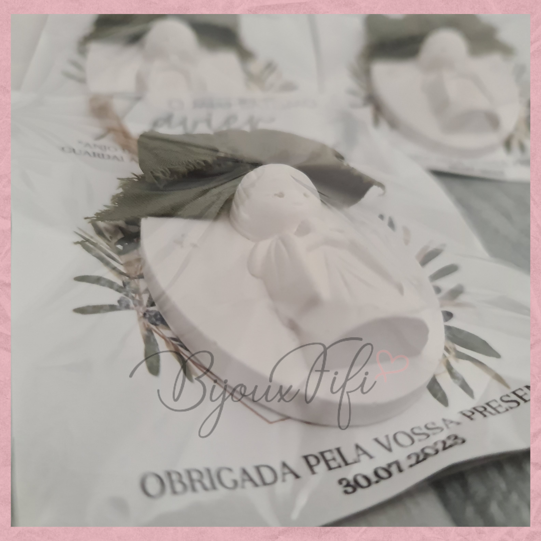 Anjo em Gesso perfumado "Oliveiras" (+cores)