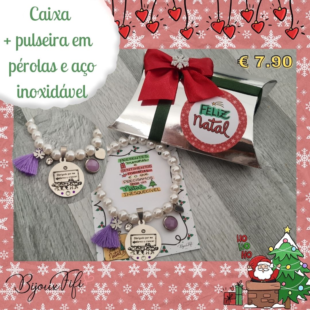 Pulseira "Obrigada" - Bijoux Fifi