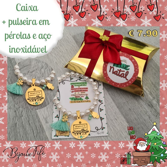 Pulseira "Obrigada" - Bijoux Fifi