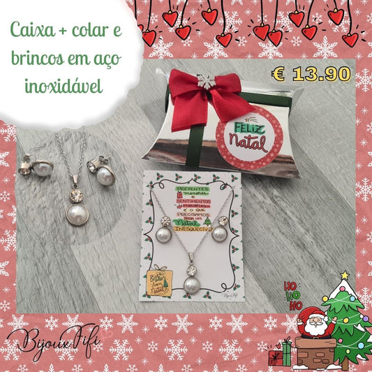 Conjunto Colar + Brincos - Bijoux Fifi