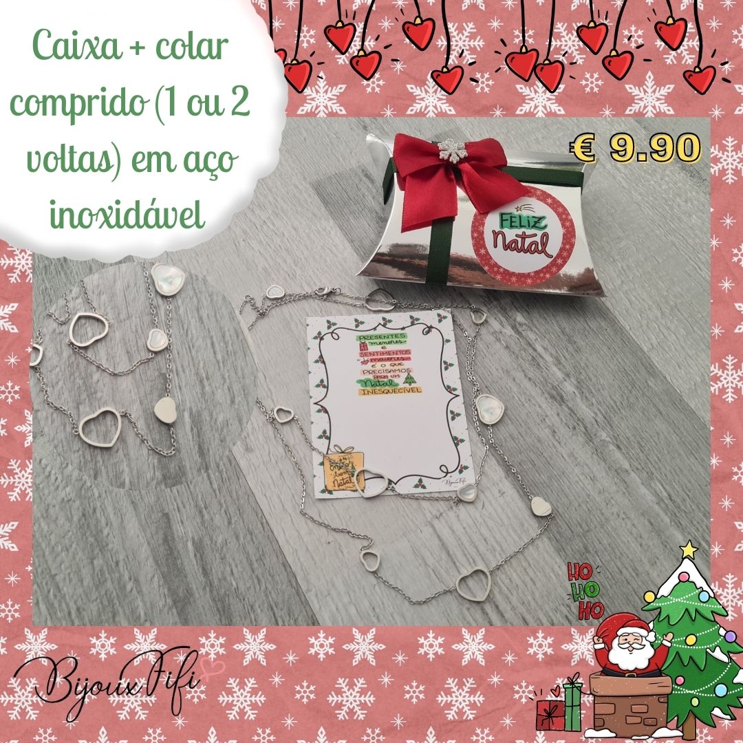 Colar Corações - Bijoux Fifi