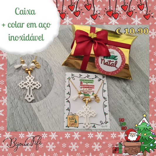 Colar Cruz - Bijoux Fifi