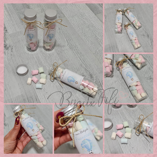 Tubo com Marshmallow "Ballon Colletion" (+cores) - Bijoux Fifi