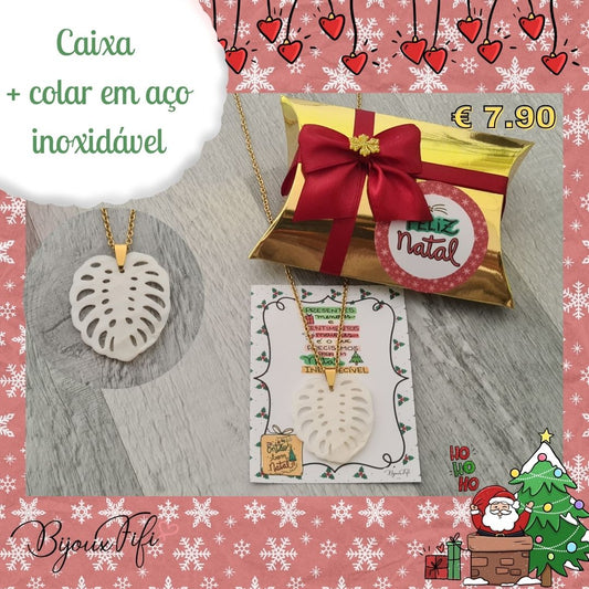 Colar Folha - Bijoux Fifi