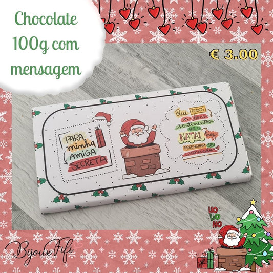 Chocolate 100g "Amiga/o Secreto" - Bijoux Fifi