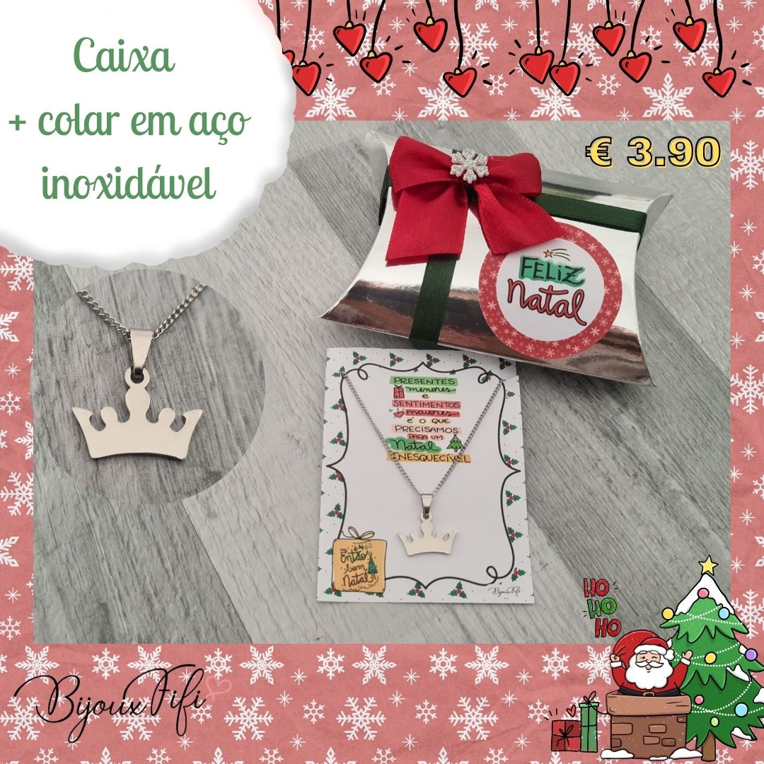 Colar Coroa - Bijoux Fifi