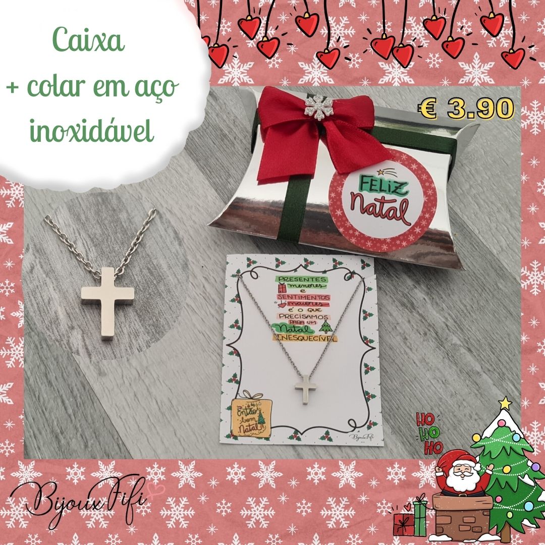 Colar Cruz - Bijoux Fifi