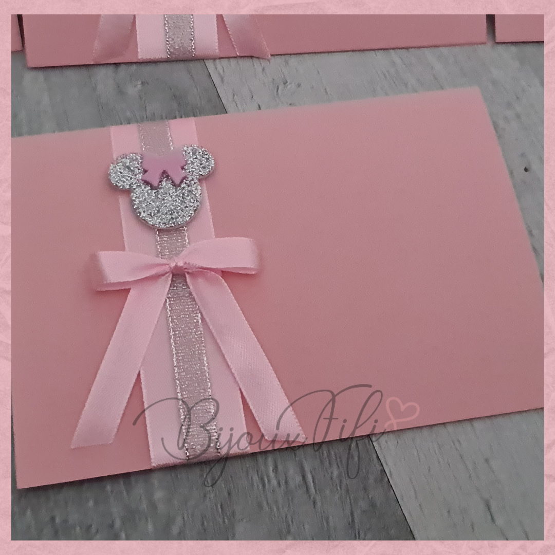 Convite "Minnie" (+cores) - Bijoux Fifi