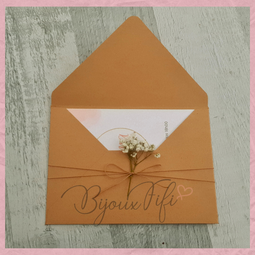 Convite com Envelope "Botanic Garden" - Bijoux Fifi