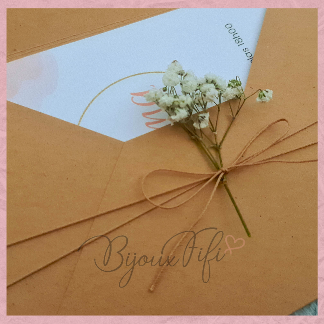 Convite com Envelope "Botanic Garden" - Bijoux Fifi