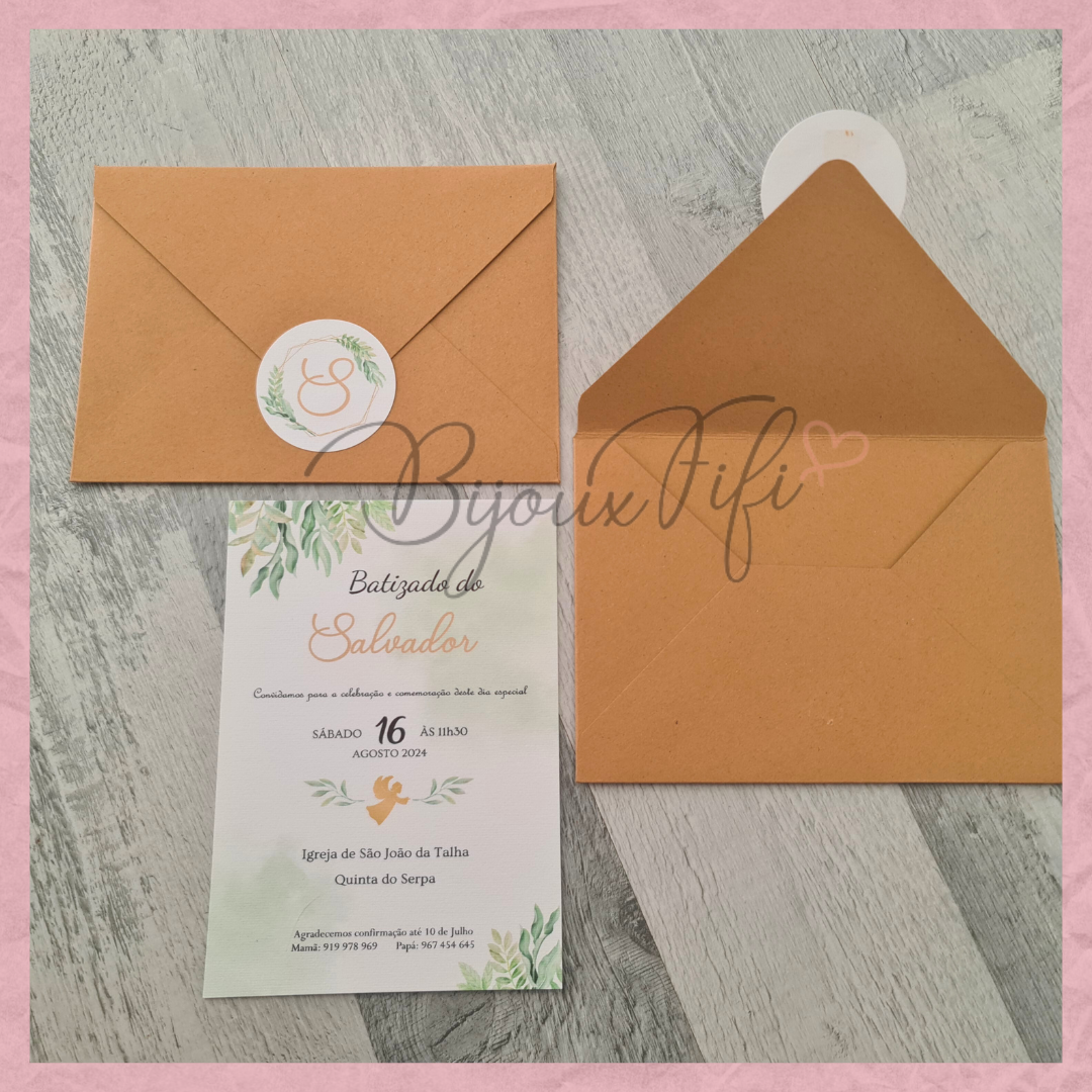 Convite Envelope "Florest"