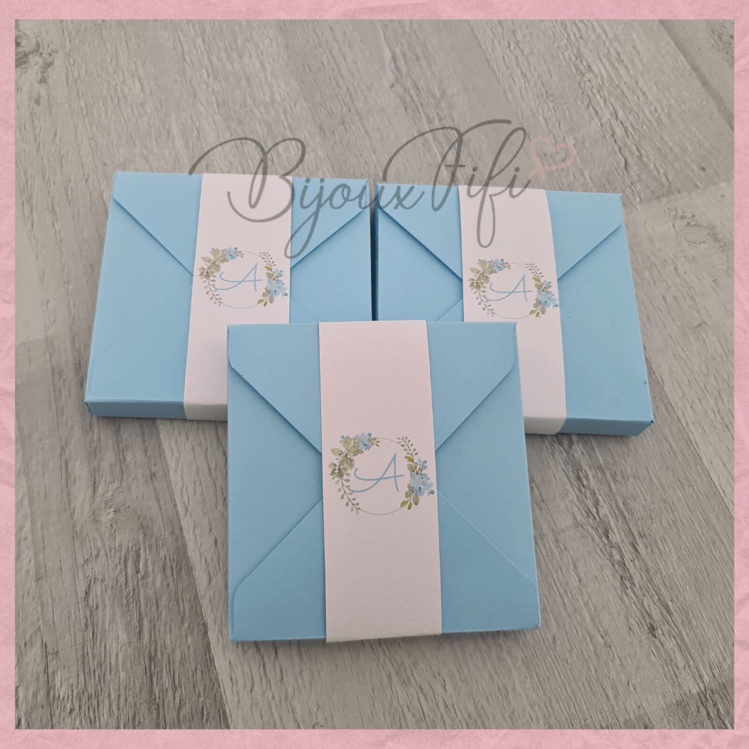 Caixa com gesso perfumado "Romantic Blue" (+cores) - Bijoux Fifi