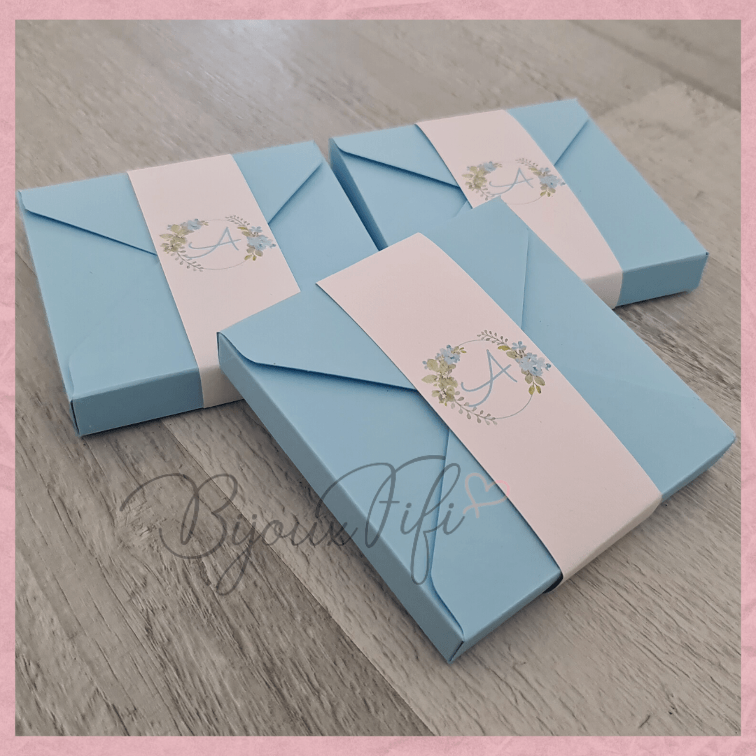 Caixa com gesso perfumado "Romantic Blue" (+cores) - Bijoux Fifi