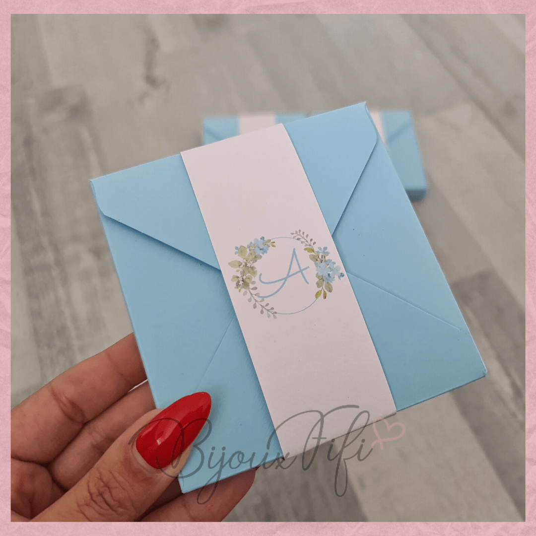 Caixa com gesso perfumado "Romantic Blue" (+cores) - Bijoux Fifi