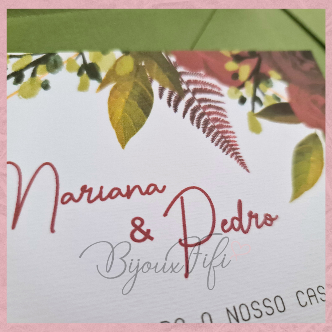 Convite Wedding "Mariana"