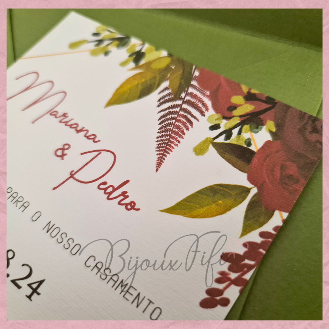 Convite Wedding "Mariana"