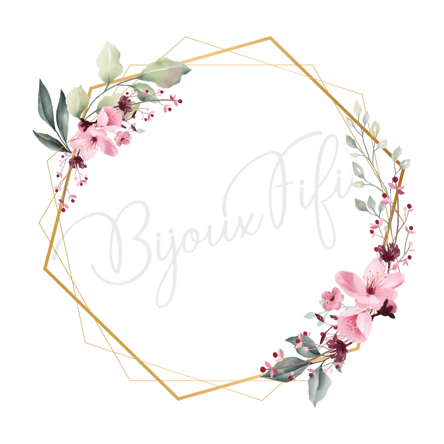 Ementa Floral "Vintage Peach" (+cores) - Bijoux Fifi