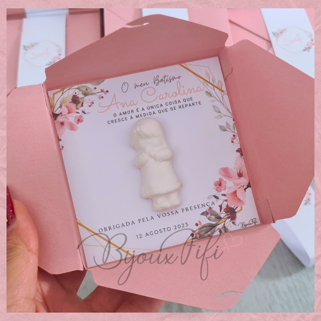 Caixa com gesso perfumado "Romantic Rose" (+cores)