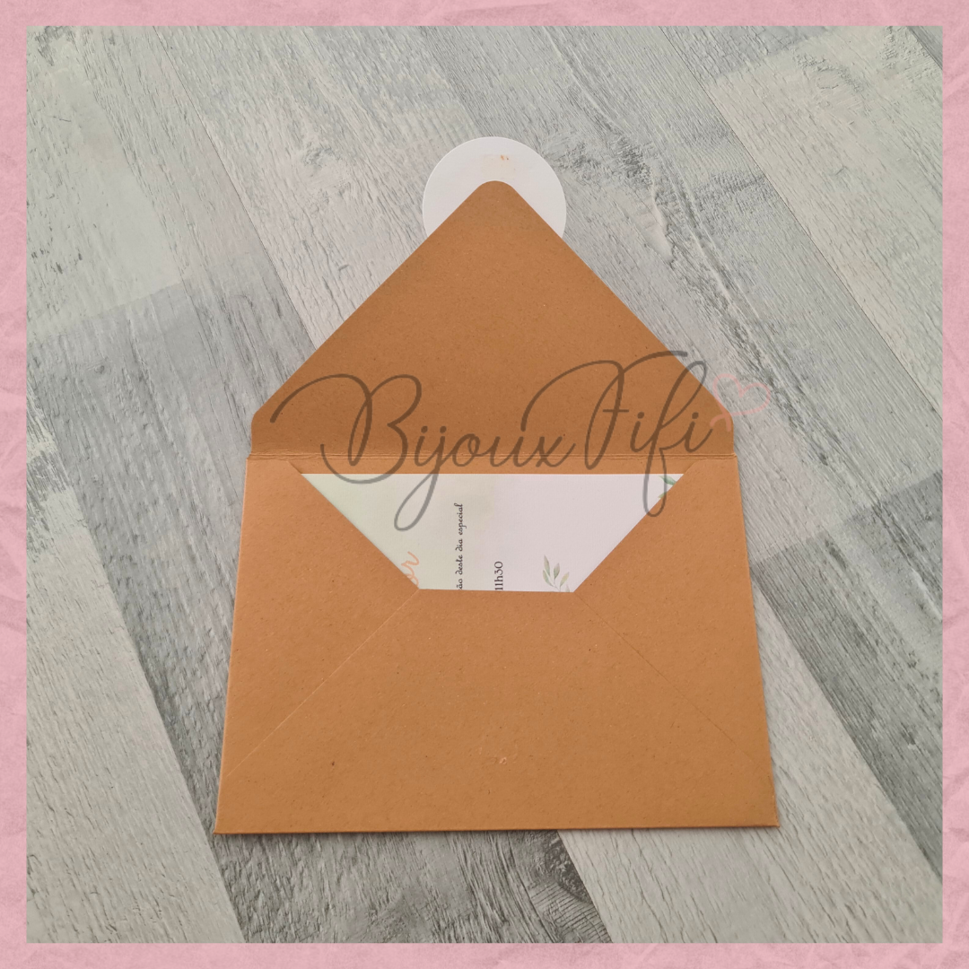 Convite Envelope "Florest"