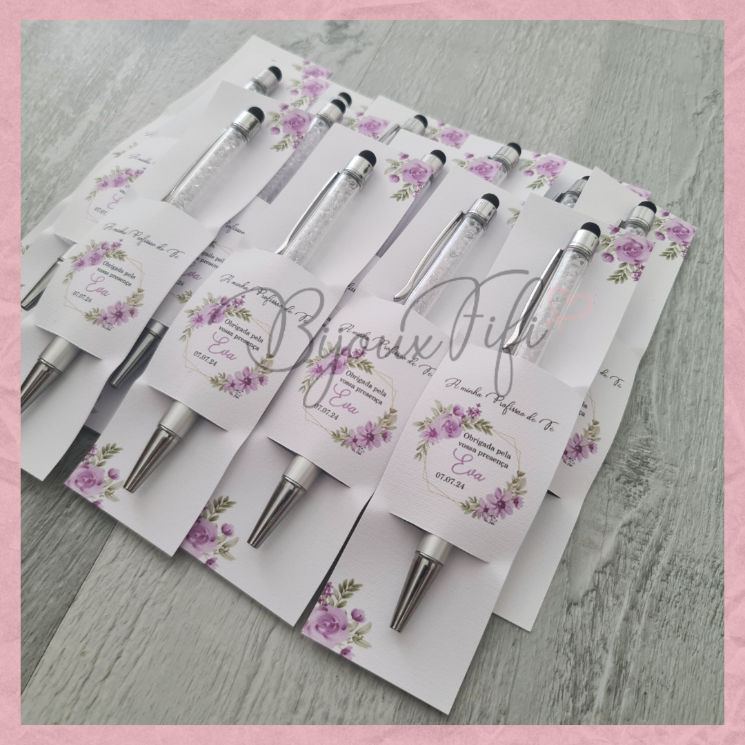 Caneta decorada "Lilac Garden"