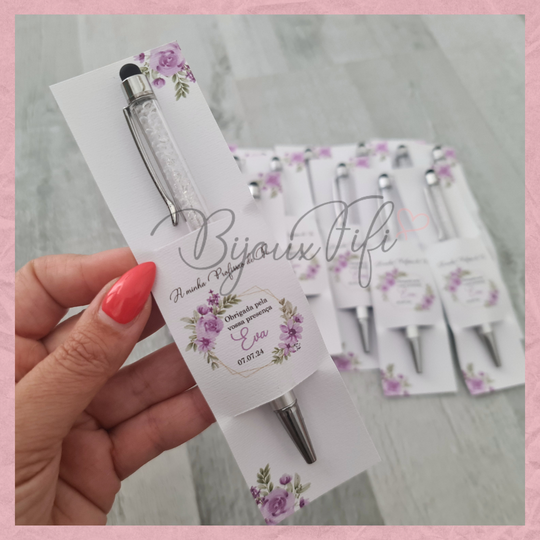 Caneta decorada "Lilac Garden"