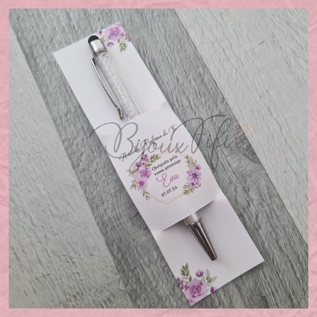 Caneta decorada "Lilac Garden"