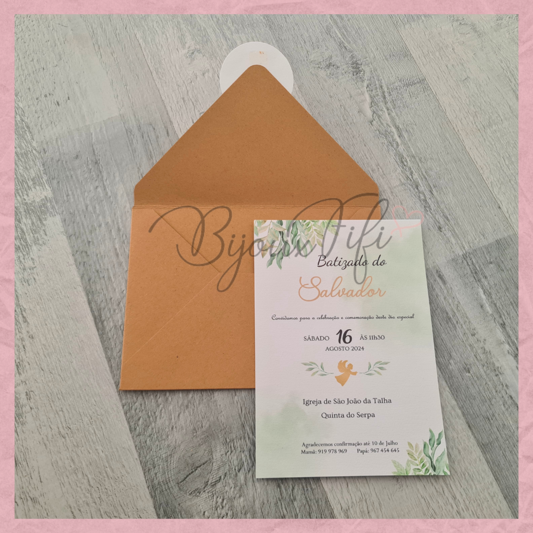 Convite Envelope "Florest"