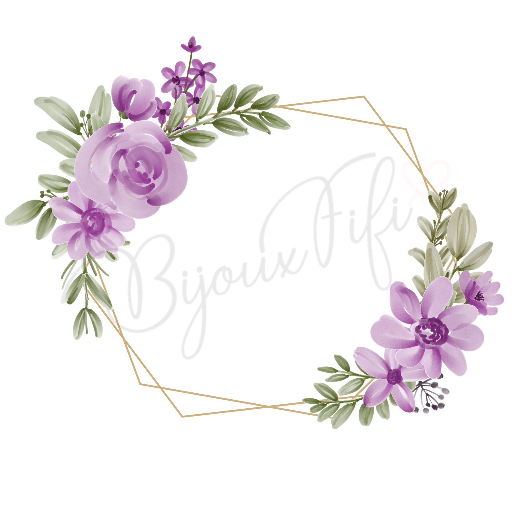 Ementa Floral "Lilac Garden" (+cores) - Bijoux Fifi