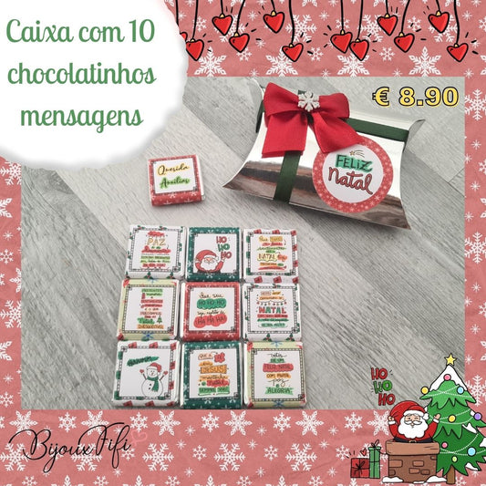 Pack de 10 Chocolatinhos "Escola" - Bijoux Fifi