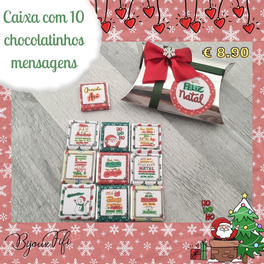 Pack de 10 Chocolatinhos "Família" - Bijoux Fifi