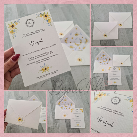 Convite Envelope "SunFlowers"