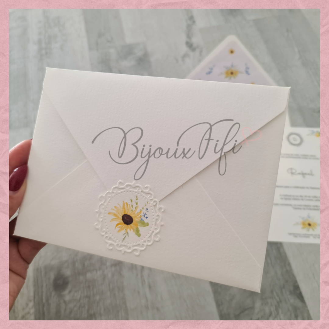 Convite Envelope "SunFlowers"