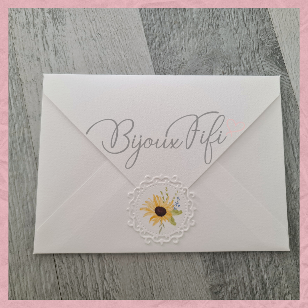 Convite Envelope "SunFlowers"