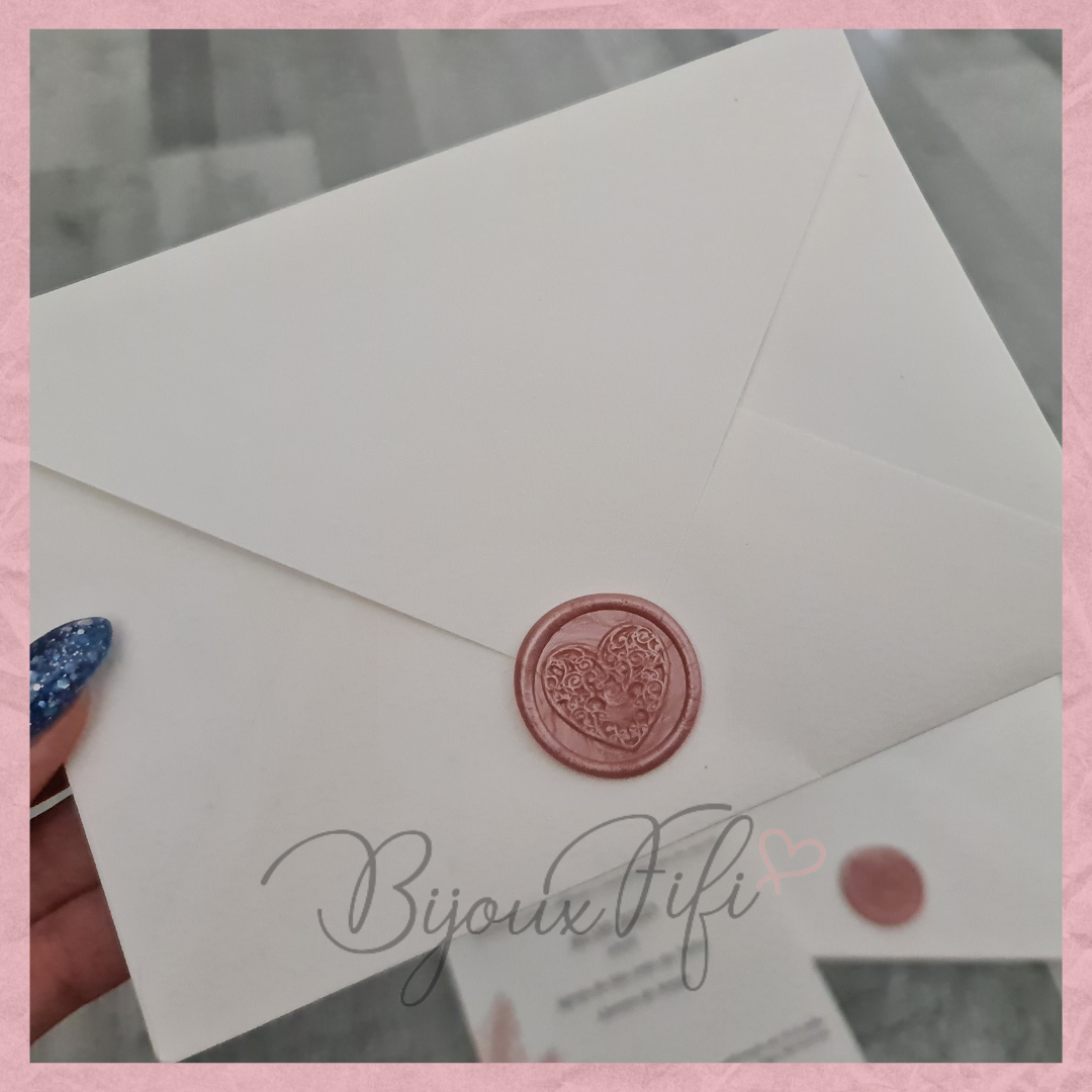 Convite Envelope "Sweet Rose"