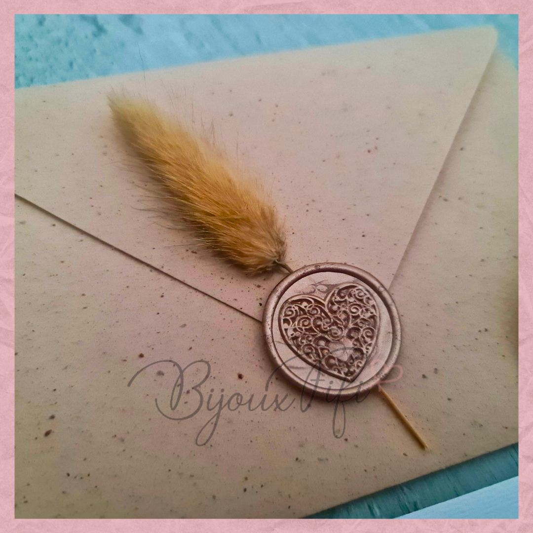 Convite Envelope "Plume Nude"