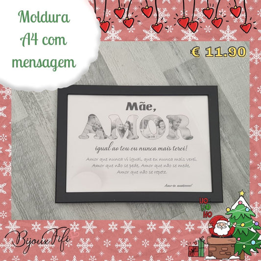 Moldura Personalizada MÃE - Bijoux Fifi