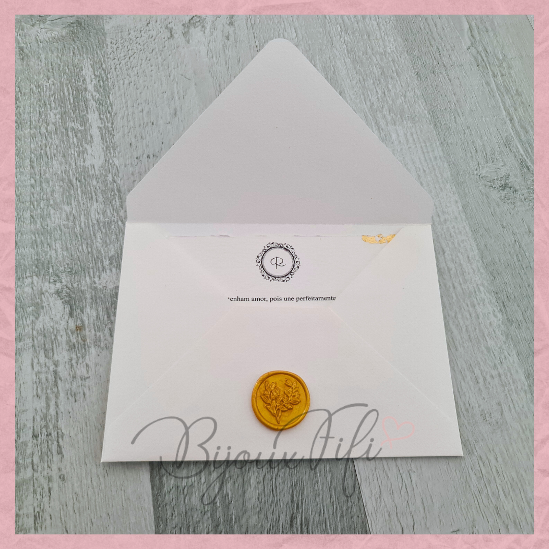 Convite envelope "Luxury"