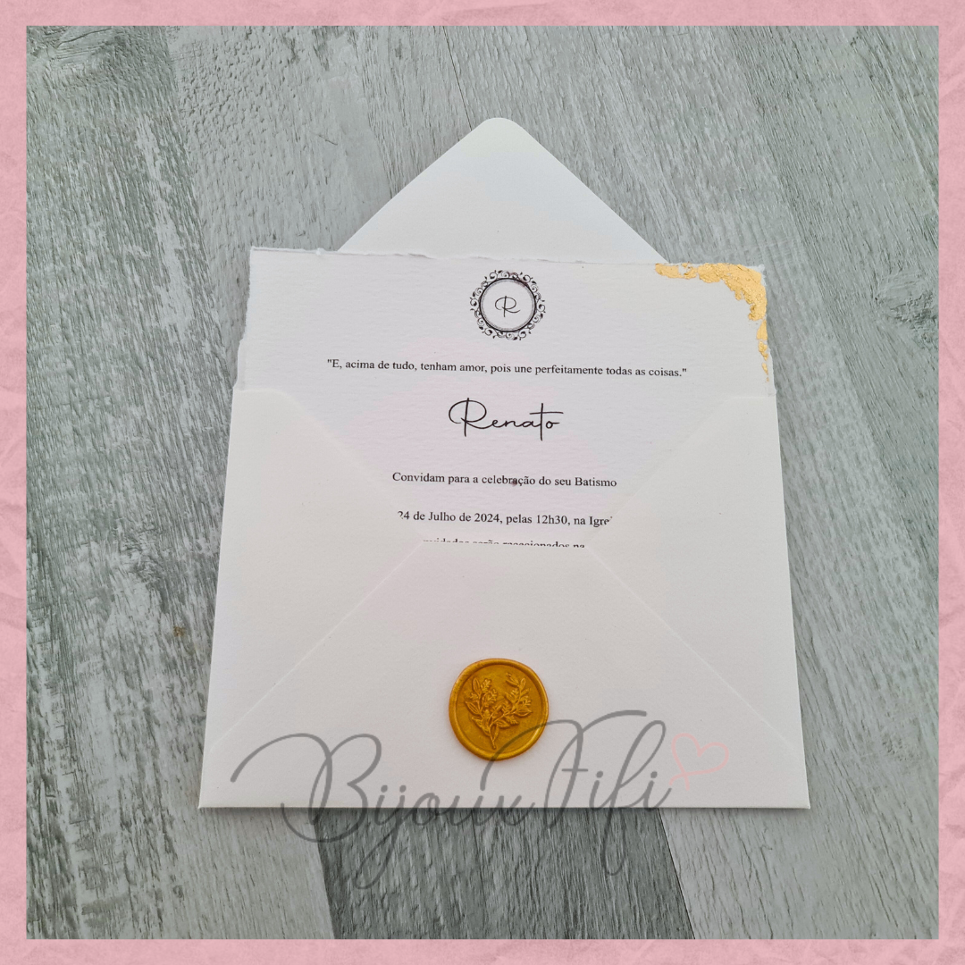 Convite envelope "Luxury"