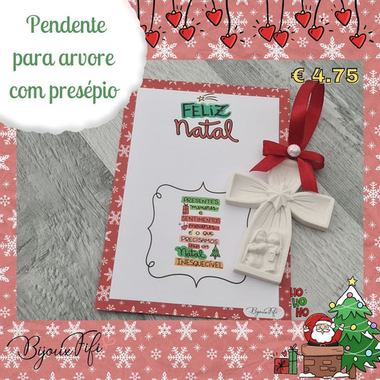 Pendente Cruz/Presépio - Bijoux Fifi