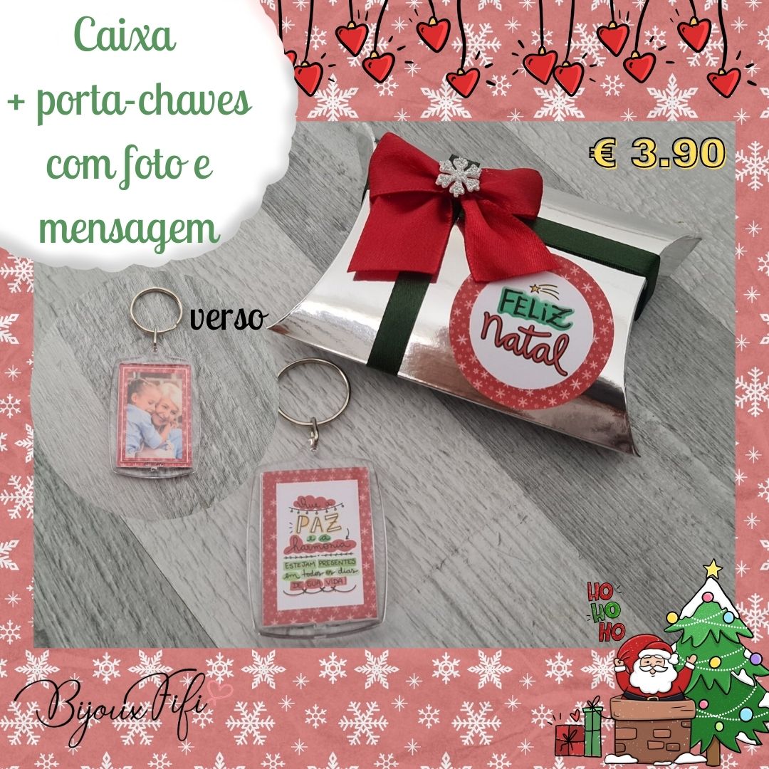 Porta-Chaves com Foto - Bijoux Fifi