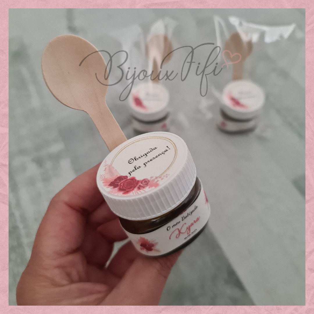 Nutella com colher "Sweet Rose"