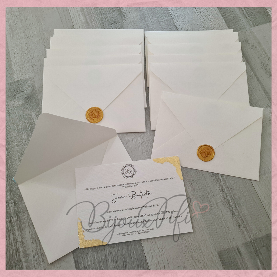 Convite envelope "Luxury"