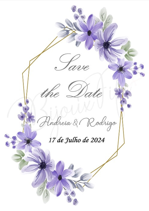 Save the Date "Purple"